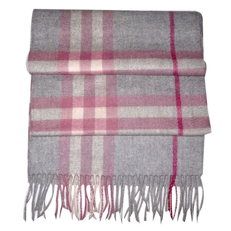 burberry scarf pink grey|Burberry grey cashmere scarf.